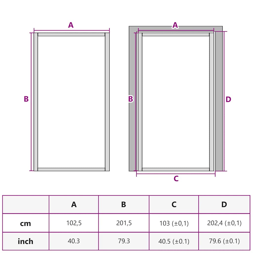 Porta Interna 102,5x201,5 cm Nera in Vetro ESG e Alluminio - homemem39