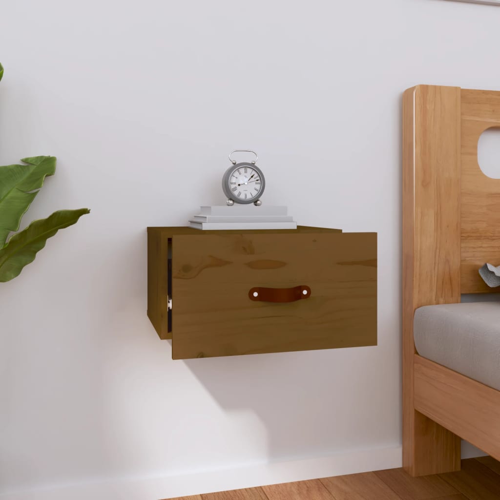 Comodino a Muro ambra 40x29,5x22 cm - homemem39