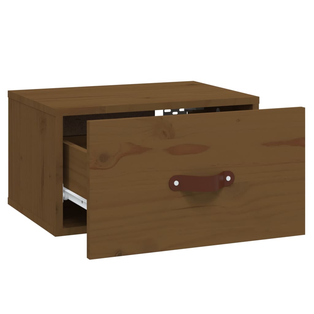 Comodini a Muro 2 pz ambra 40x29,5x22 cm - homemem39