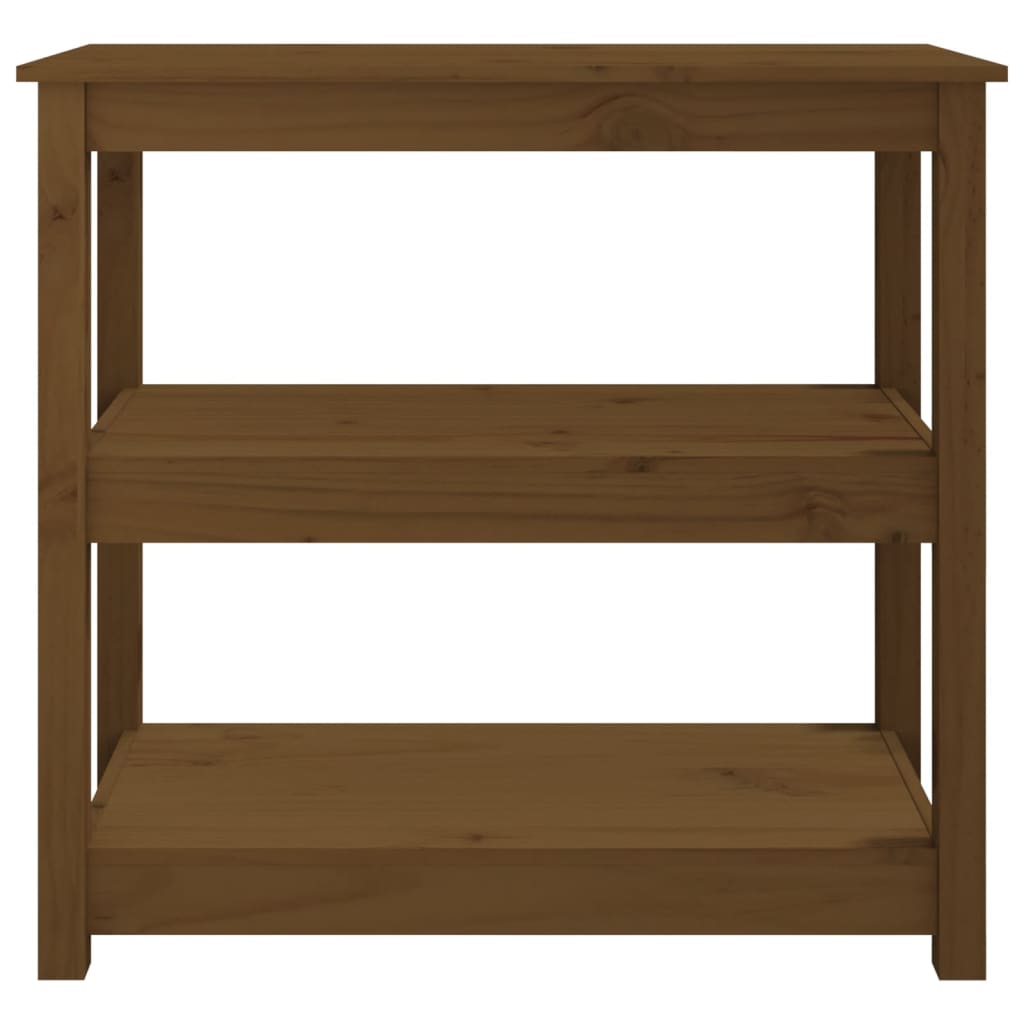 Tavolo Consolle ambra 80x40x74 cm in Legno Massello di Pino - homemem39