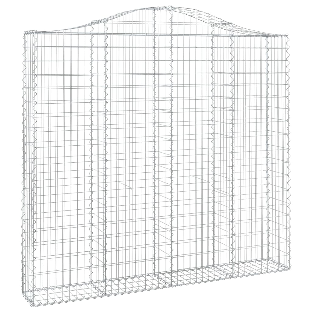 Cesti Gabbioni ad Arco 2 pz 200x30x180/200 cm Ferro Zincato - homemem39
