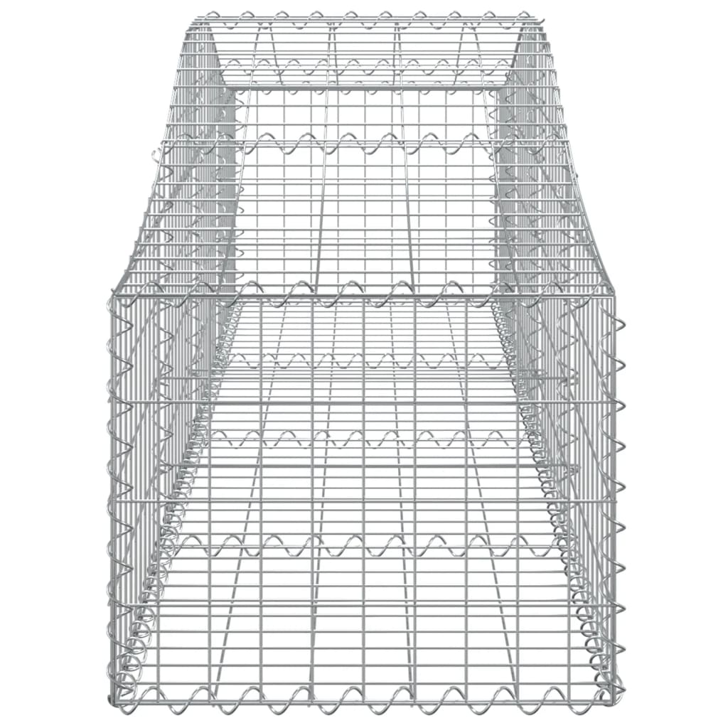 Cesti Gabbioni ad Arco 13 pz 200x50x40/60 cm Ferro Zincato - homemem39