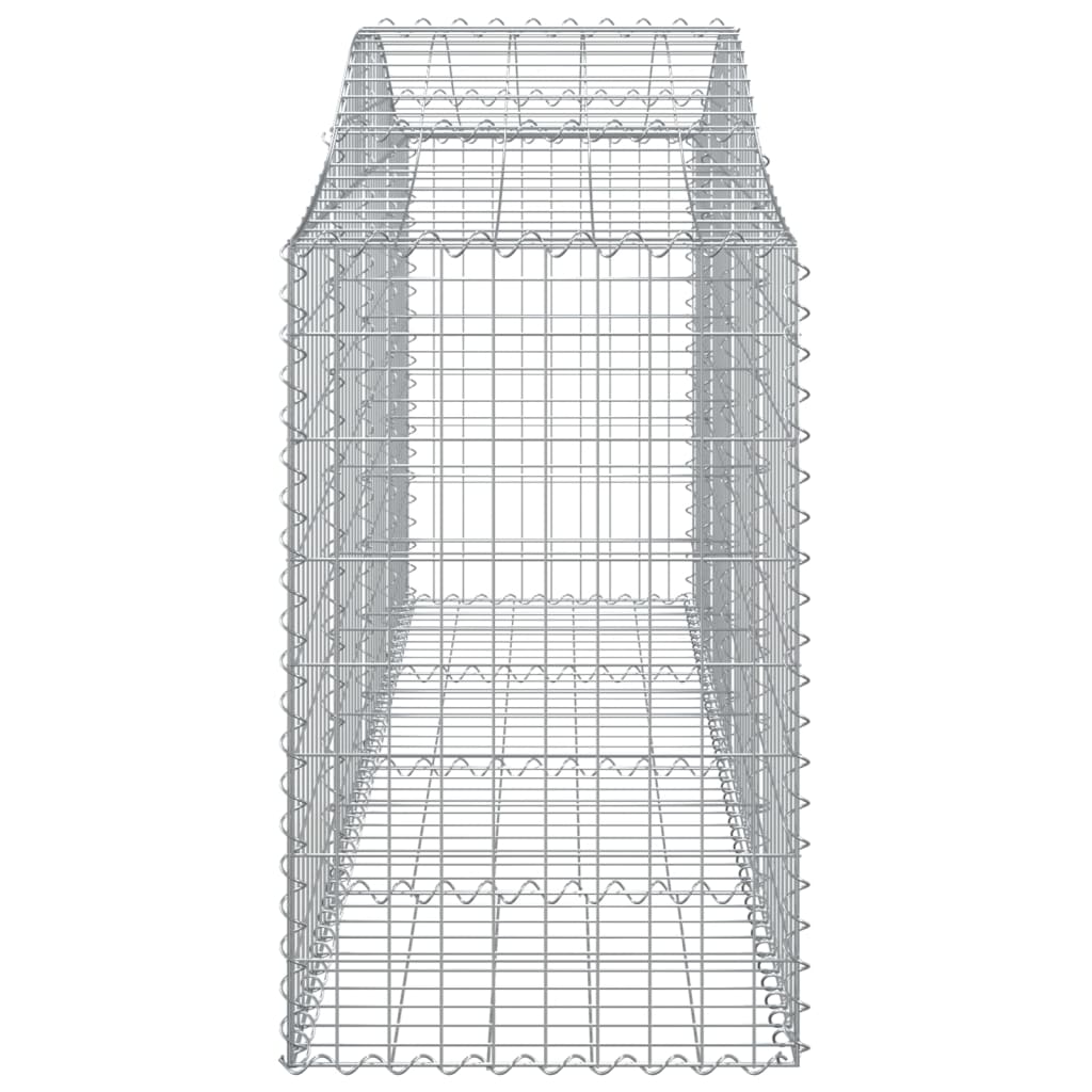 Cesti Gabbioni ad Arco 13 pz 200x50x80/100 cm Ferro Zincato - homemem39