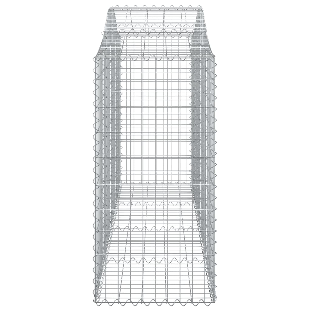 Cesti Gabbioni ad Arco 12 pz 200x50x120/140 cm Ferro Zincato - homemem39