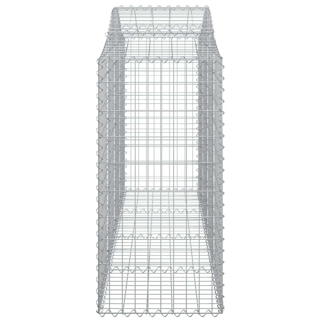Cesti Gabbioni ad Arco 14 pz 200x50x120/140 cm Ferro Zincato - homemem39