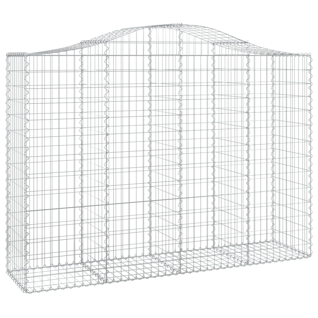 Cesti Gabbioni ad Arco 11 pz 200x50x140/160 cm Ferro Zincato - homemem39