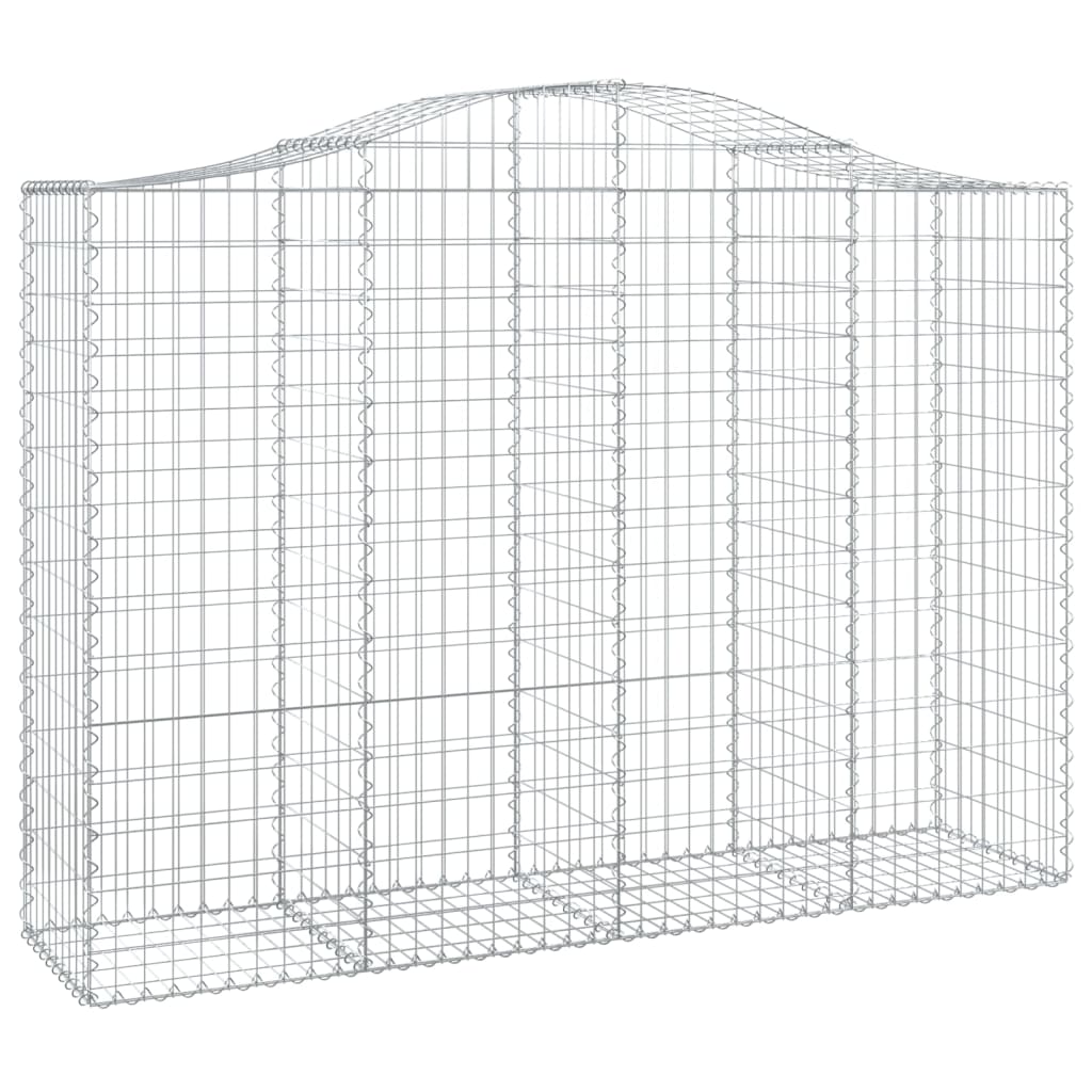 Cesti Gabbioni ad Arco 50 pz 200x50x140/160 cm Ferro Zincato - homemem39