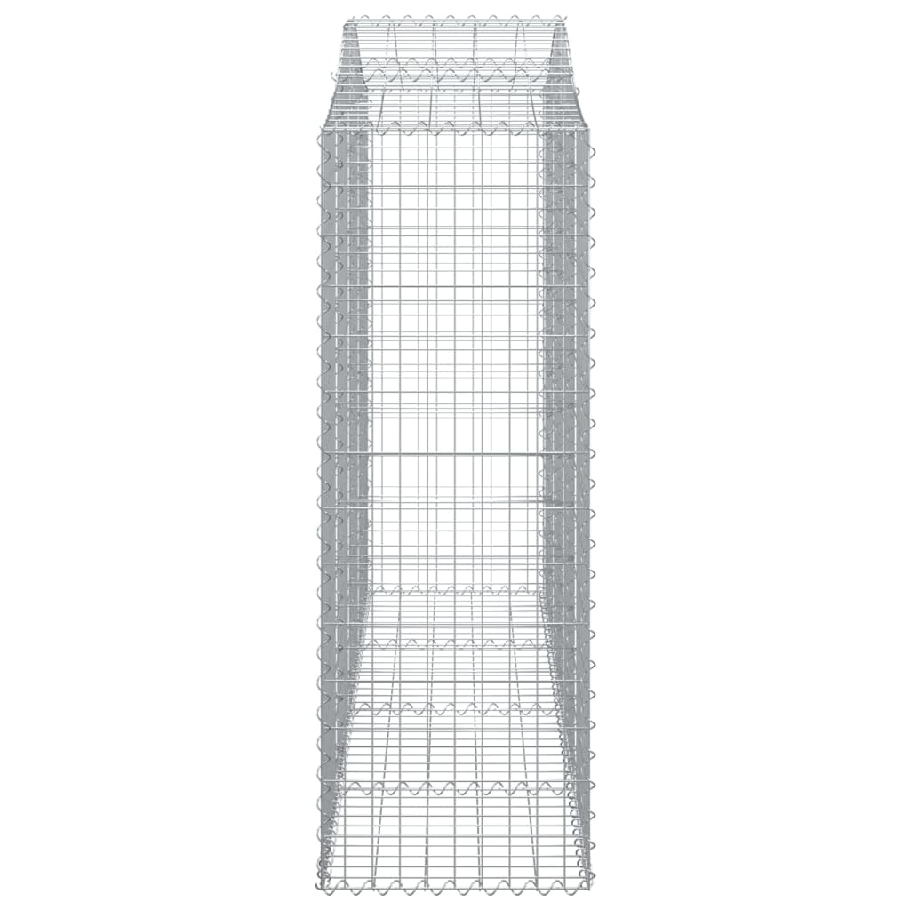Cesti Gabbioni ad Arco 50 pz 200x50x140/160 cm Ferro Zincato - homemem39