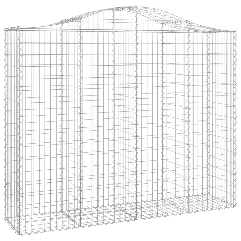 Cesti Gabbioni ad Arco 13 pz 200x50x160/180 cm Ferro Zincato - homemem39