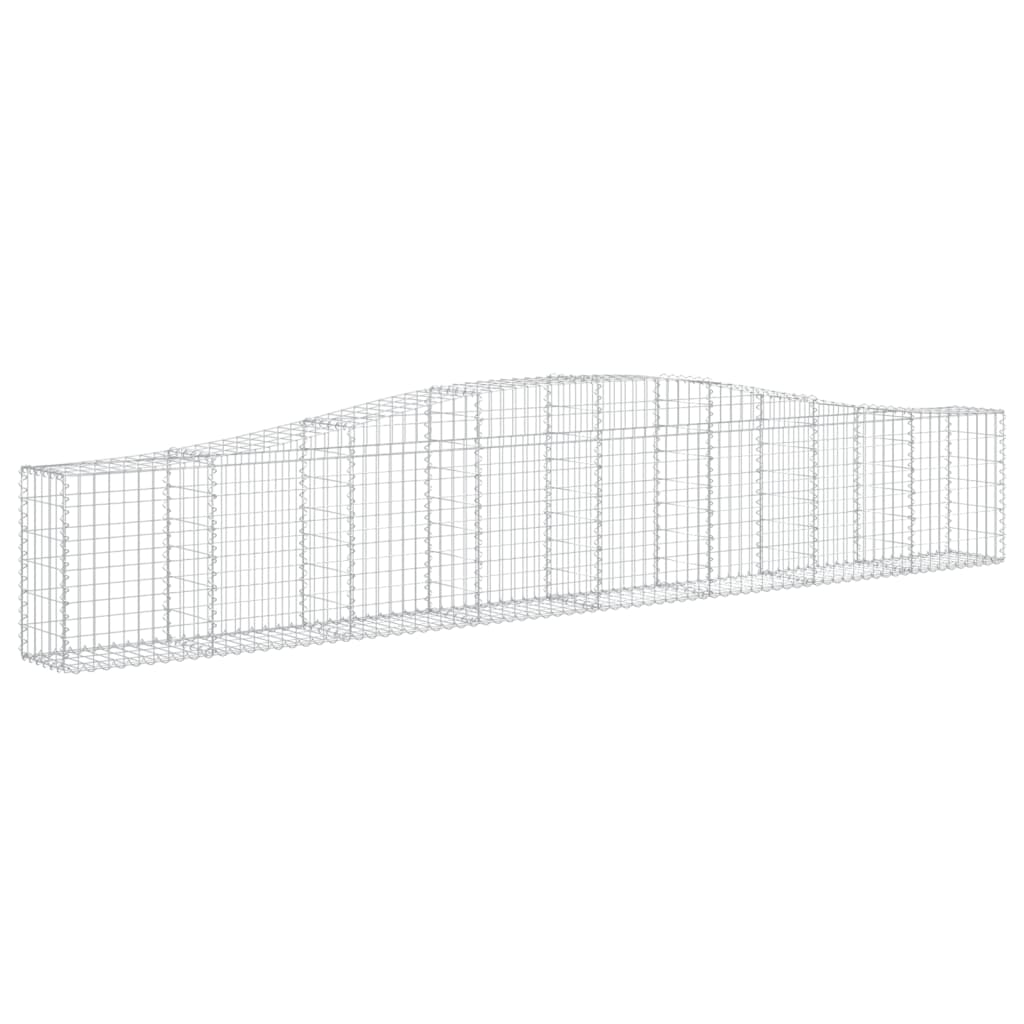 Cesti Gabbioni ad Arco 10 pz 400x30x60/80 cm Ferro Zincato - homemem39