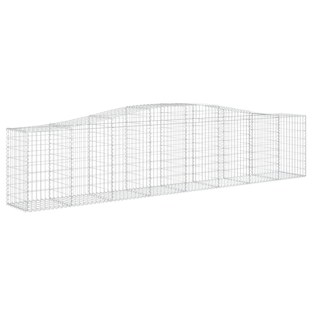 Cesti Gabbioni ad Arco 25 pz 400x50x80/100 cm Ferro Zincato - homemem39