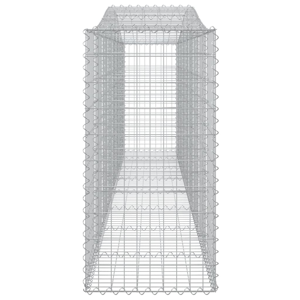 Cesti Gabbioni ad Arco 15 pz 400x50x100/120 cm Ferro Zincato - homemem39