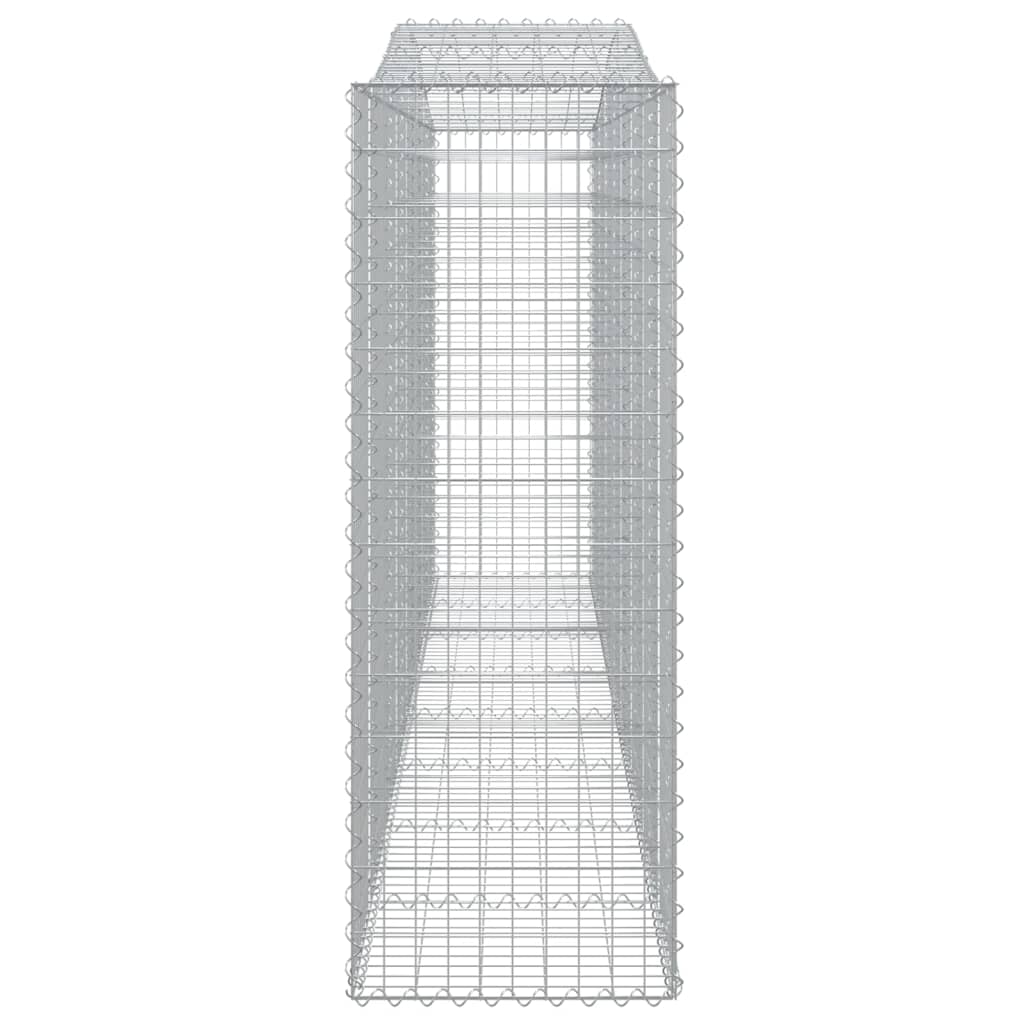 Cesti Gabbioni ad Arco 2 pz 400x50x140/160 cm Ferro Zincato - homemem39