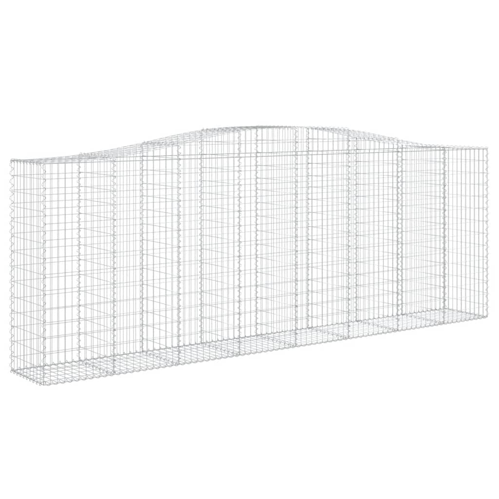 Cesti Gabbioni ad Arco 9 pz 400x50x140/160 cm Ferro Zincato - homemem39