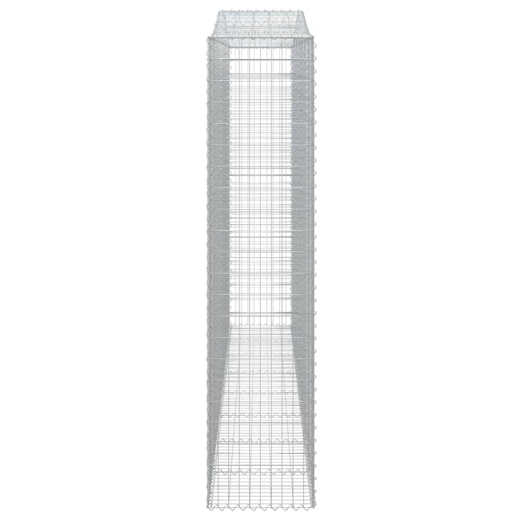 Cesti Gabbioni ad Arco 2 pz 400x50x220/240 cm Ferro Zincato - homemem39