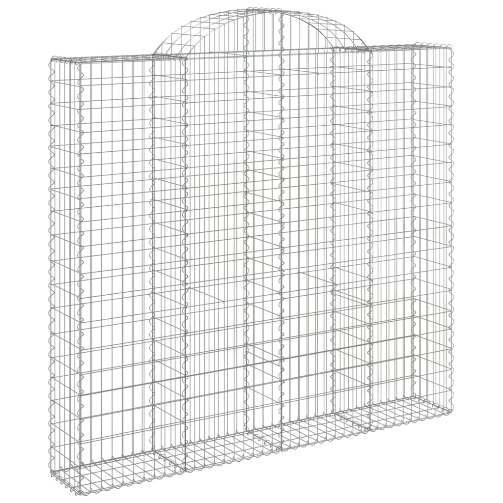 Cesti Gabbioni ad Arco 10 pz 200x50x180/200 cm Ferro Zincato - homemem39