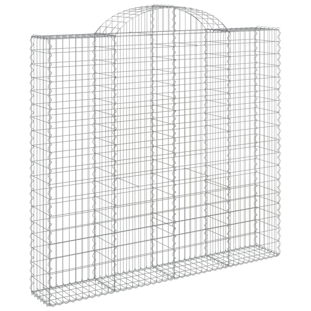 Cesti Gabbioni ad Arco 12 pz 200x50x180/200 cm Ferro Zincato - homemem39