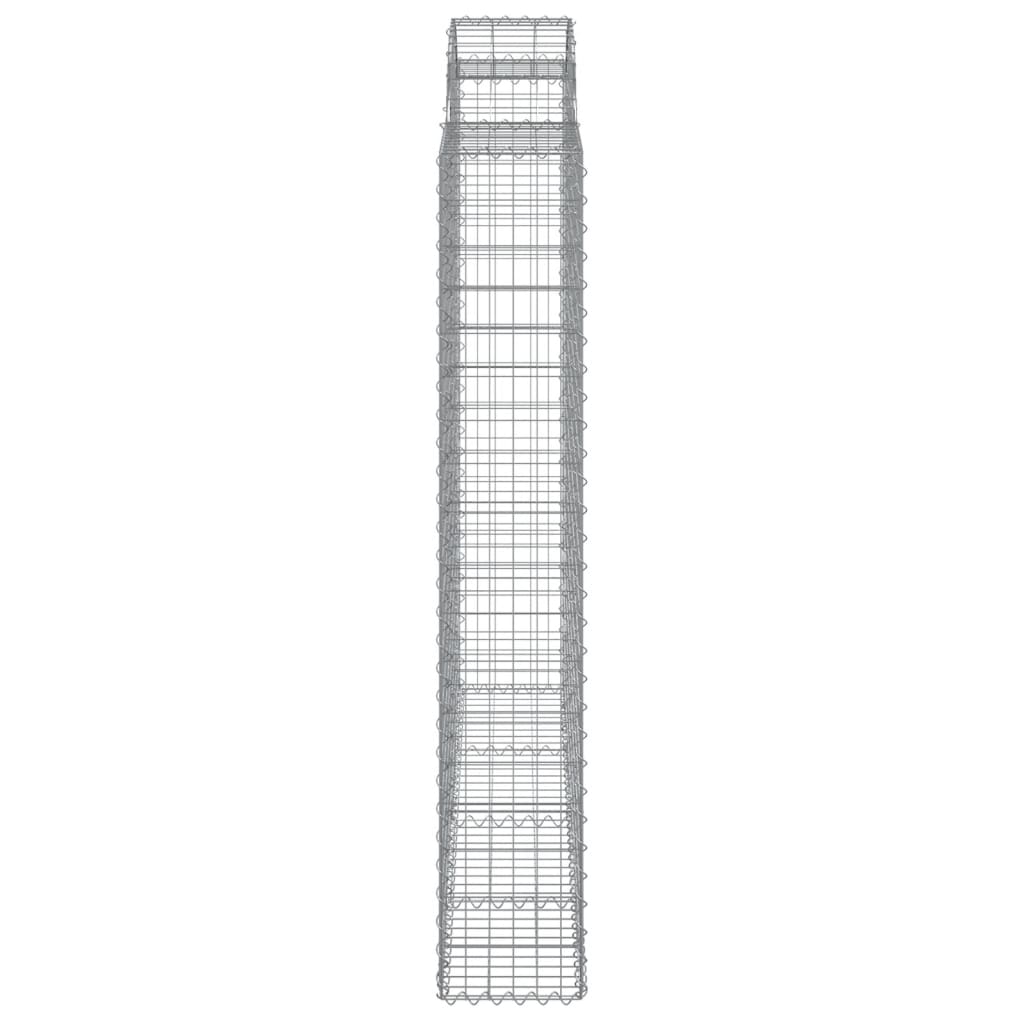 Cesti Gabbioni ad Arco 12 pz 200x50x180/200 cm Ferro Zincato - homemem39