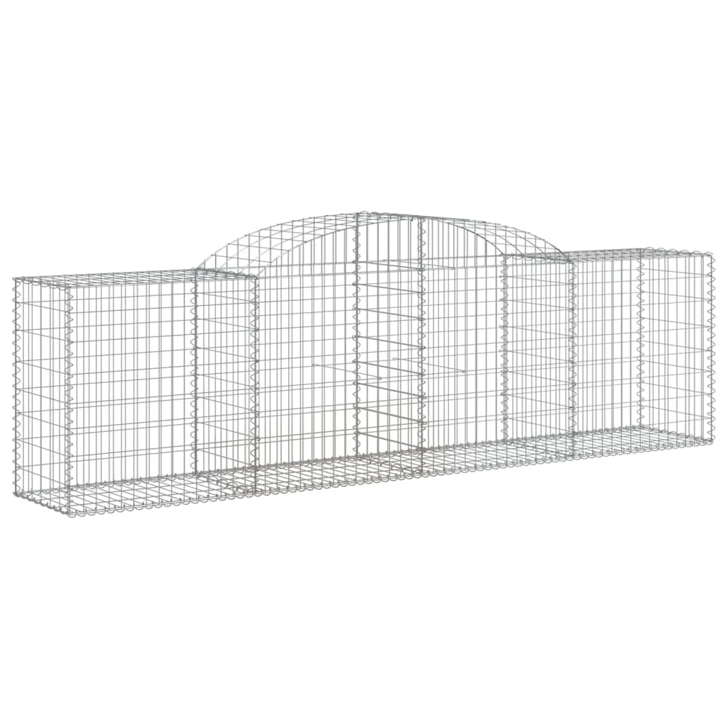 Cesti Gabbioni ad Arco 17 pz 300x50x80/100 cm Ferro Zincato | homemem39