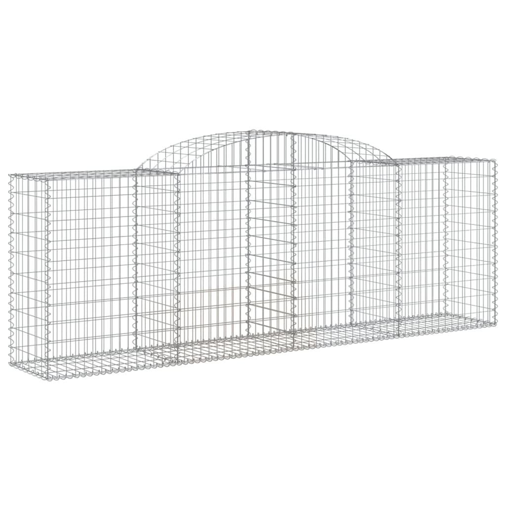 Cesti Gabbioni ad Arco 17 pz 300x50x100/120 cm Ferro Zincato | homemem39