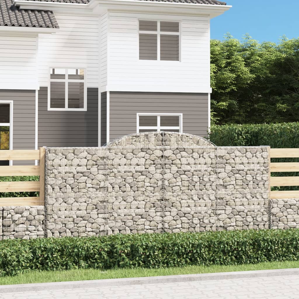 Cesti Gabbioni ad Arco 30 pz 300x50x140/160 cm Ferro Zincato - homemem39