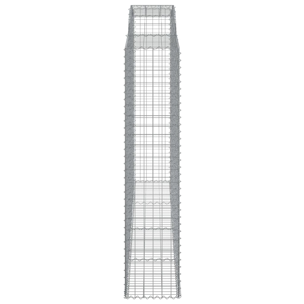 Cesti Gabbioni ad Arco 15 pz 300x50x220/240 cm Ferro Zincato - homemem39