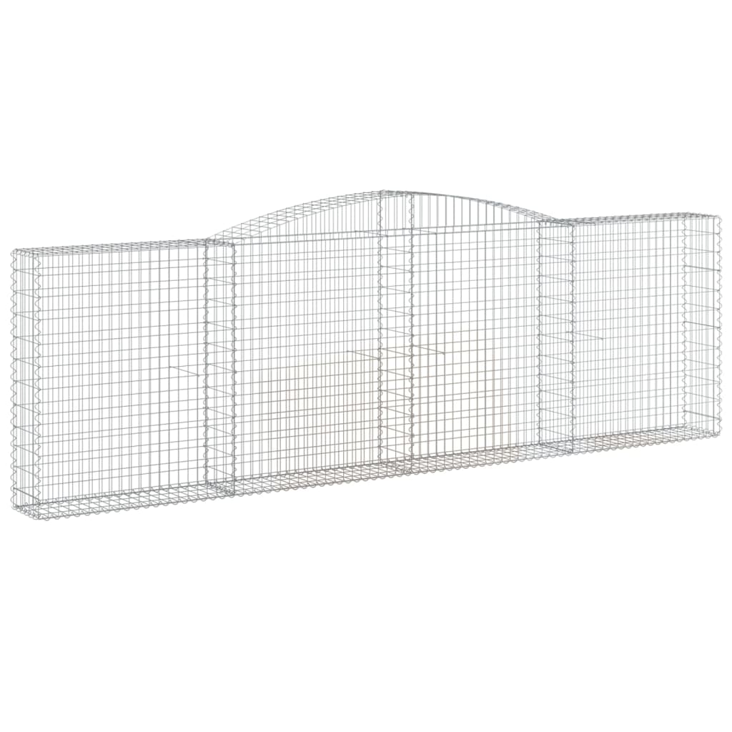 Cesti Gabbioni ad Arco 20 pz 400x30x120/140 cm Ferro Zincato - homemem39