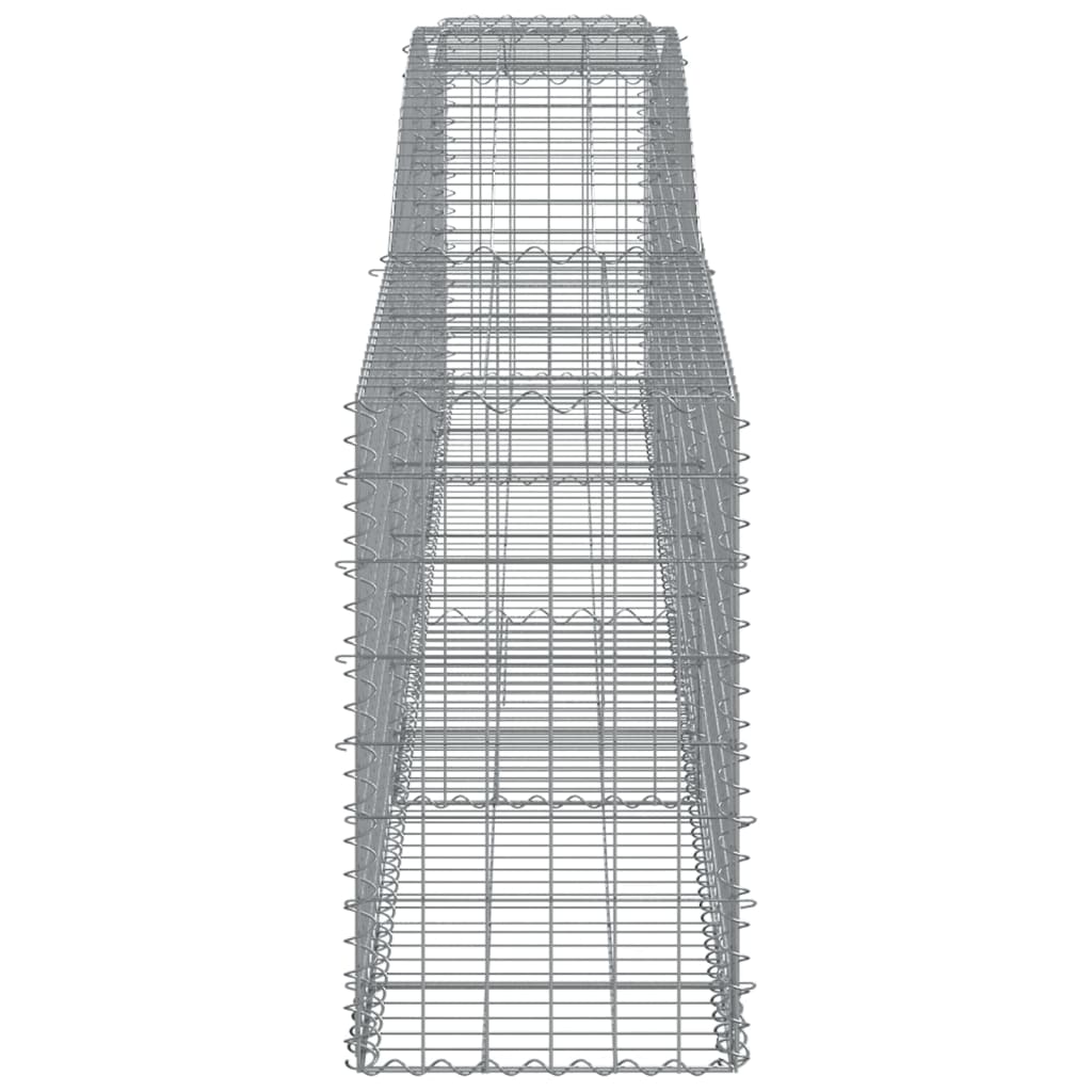 Cesti Gabbioni ad Arco 25 pz 400x50x80/100 cm Ferro Zincato - homemem39