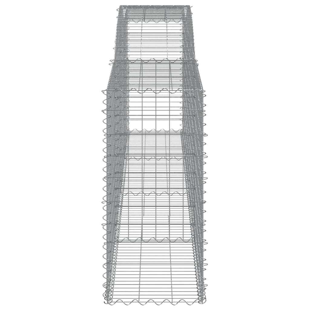 Cesti Gabbioni ad Arco 15 pz 400x50x100/120 cm Ferro Zincato - homemem39