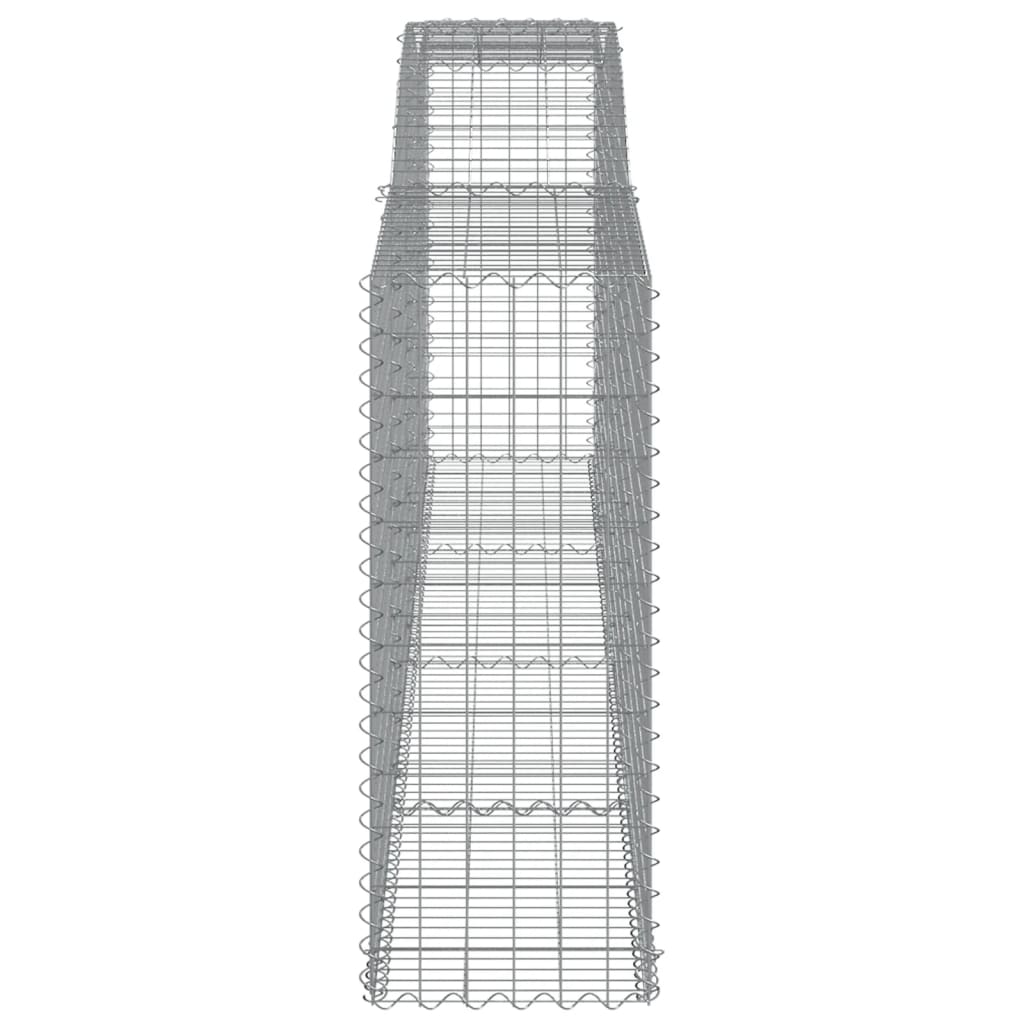 Cesti Gabbioni ad Arco 15 pz 400x50x120/140 cm Ferro Zincato - homemem39