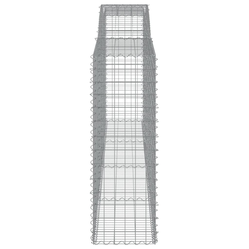 Cesti Gabbioni ad Arco 2 pz 400x50x140/160 cm Ferro Zincato - homemem39