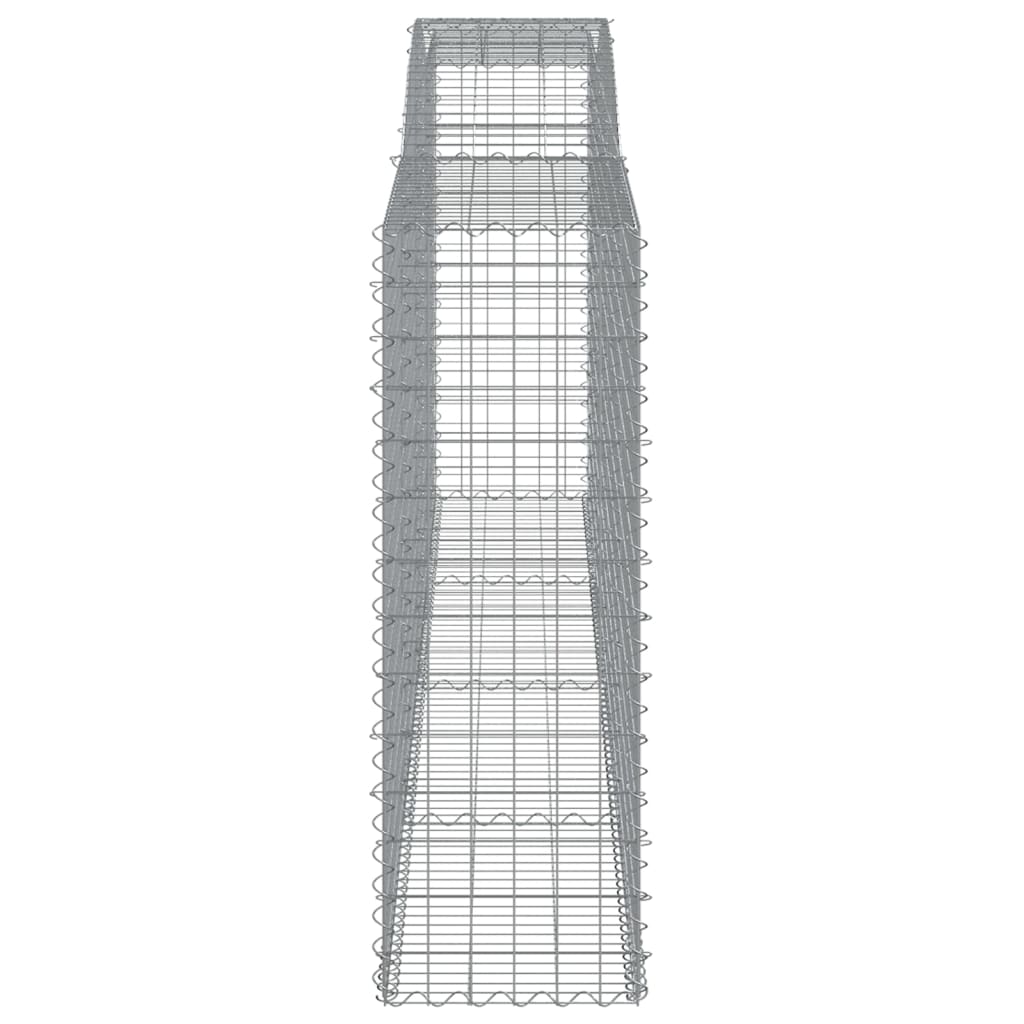 Cesti Gabbioni ad Arco 10 pz 400x50x140/160 cm Ferro Zincato - homemem39