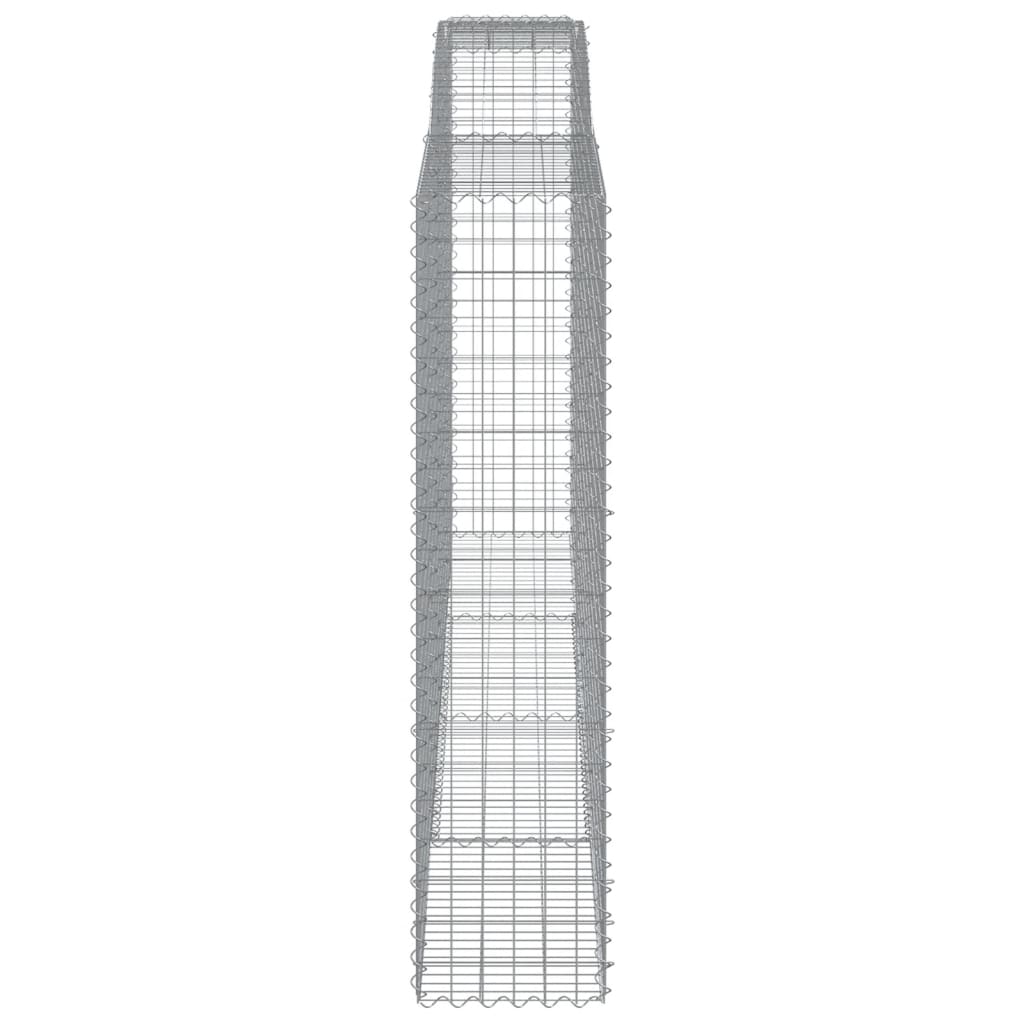 Cesti Gabbioni ad Arco 4 pz 400x50x200/220 cm Ferro Zincato - homemem39