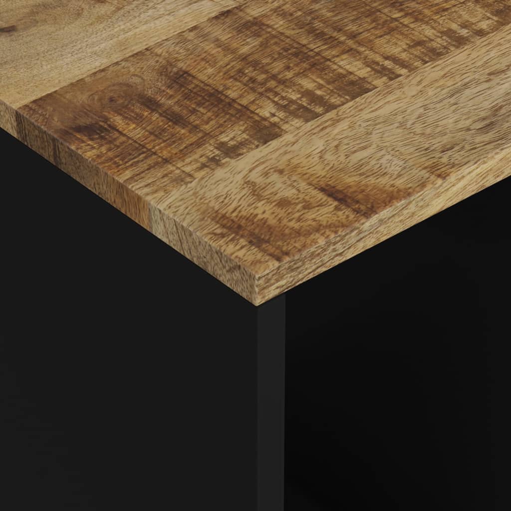 Tavolino 40x31x46 cm Legno Massello Mango e Legno Multistrato - homemem39