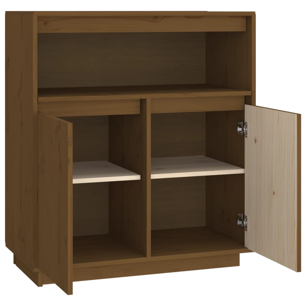 Credenza ambra 70x34x80 cm in Legno Massello di Pino - homemem39