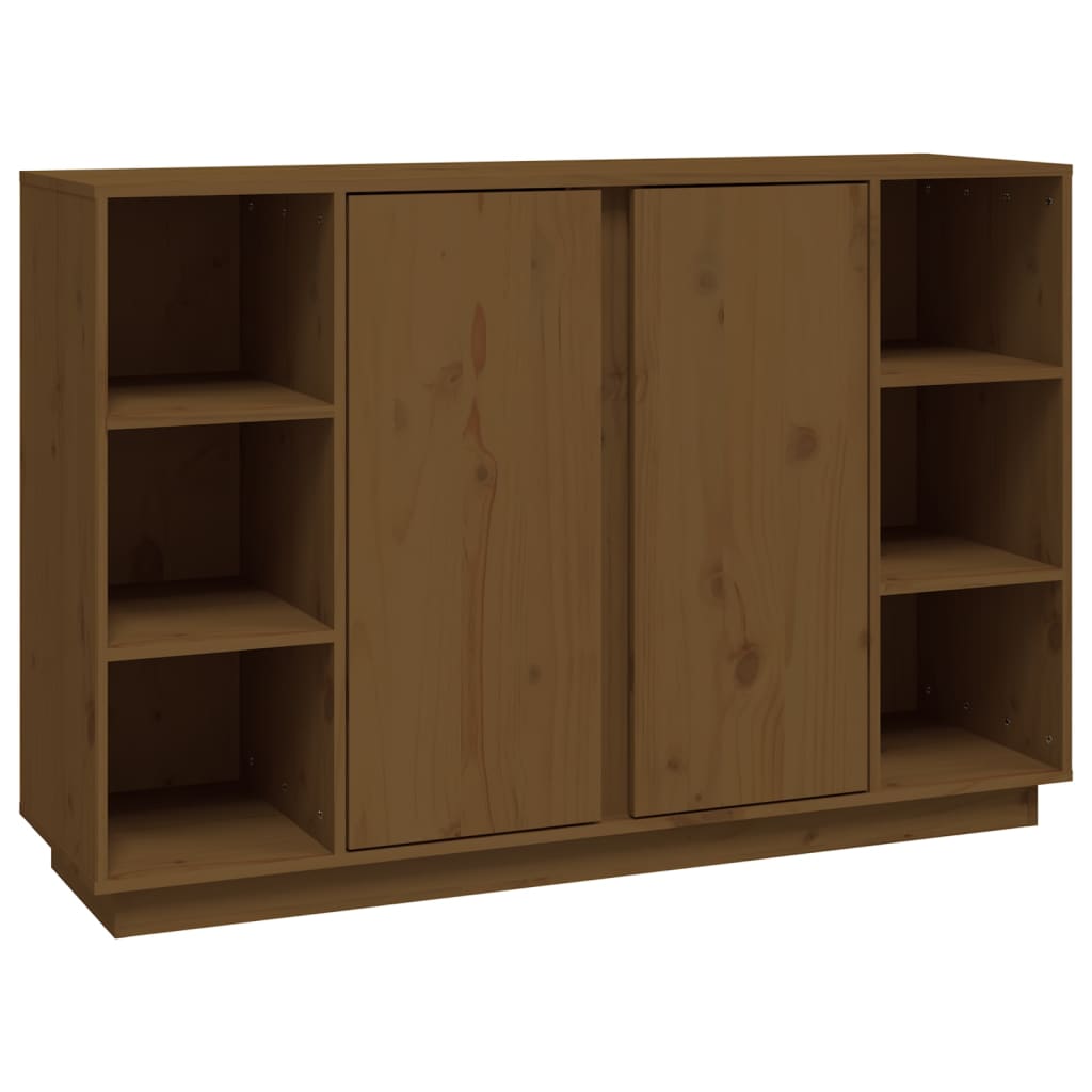 Credenza ambra 120x35x80 cm in Legno Massello di Pino - homemem39