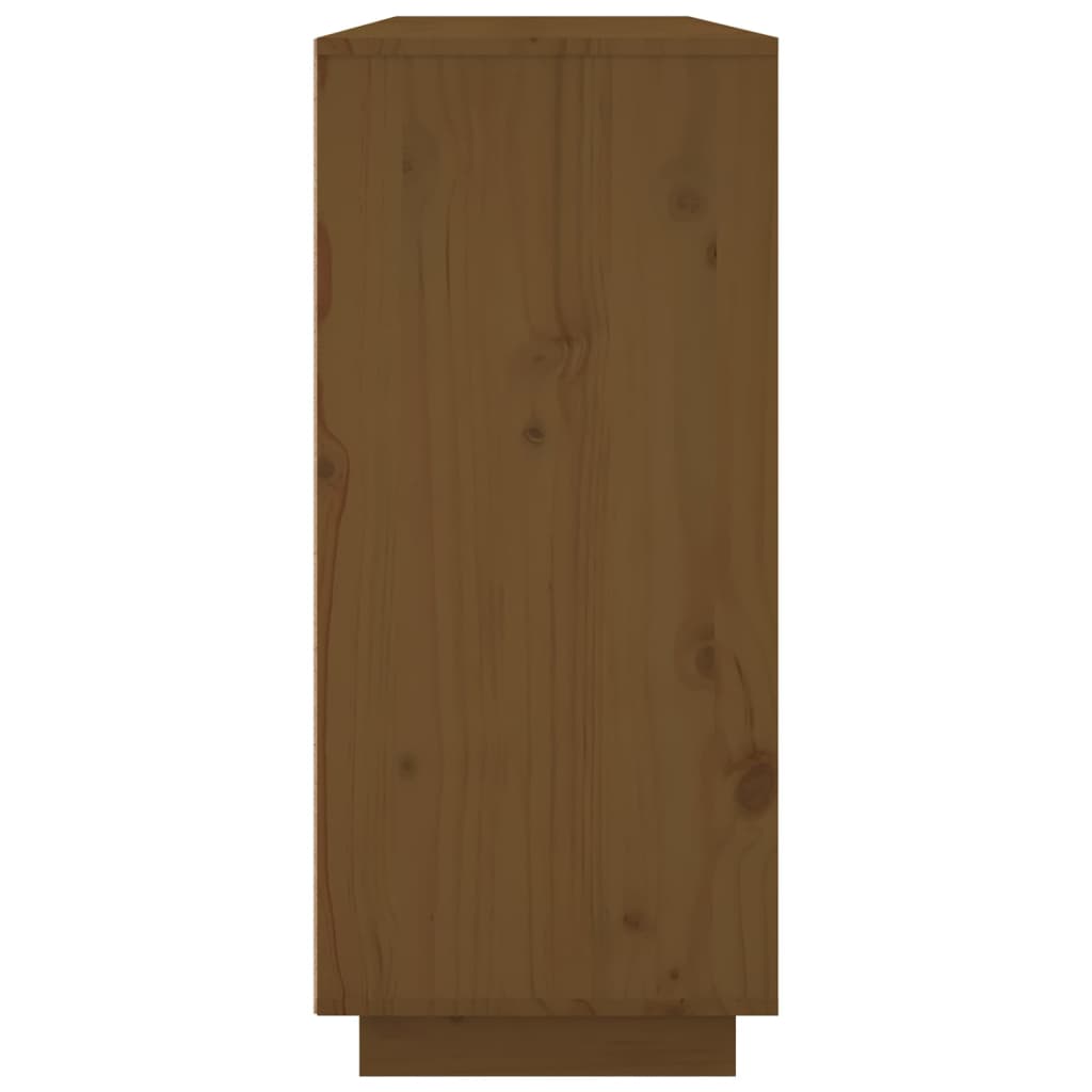 Credenza ambra 120x35x80 cm in Legno Massello di Pino - homemem39