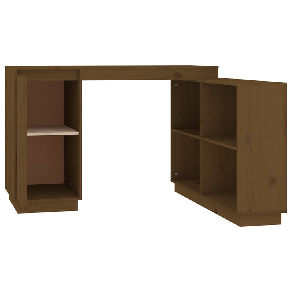 Scrivania ambra 110x50x75 cm in Legno Massello di Pino - homemem39