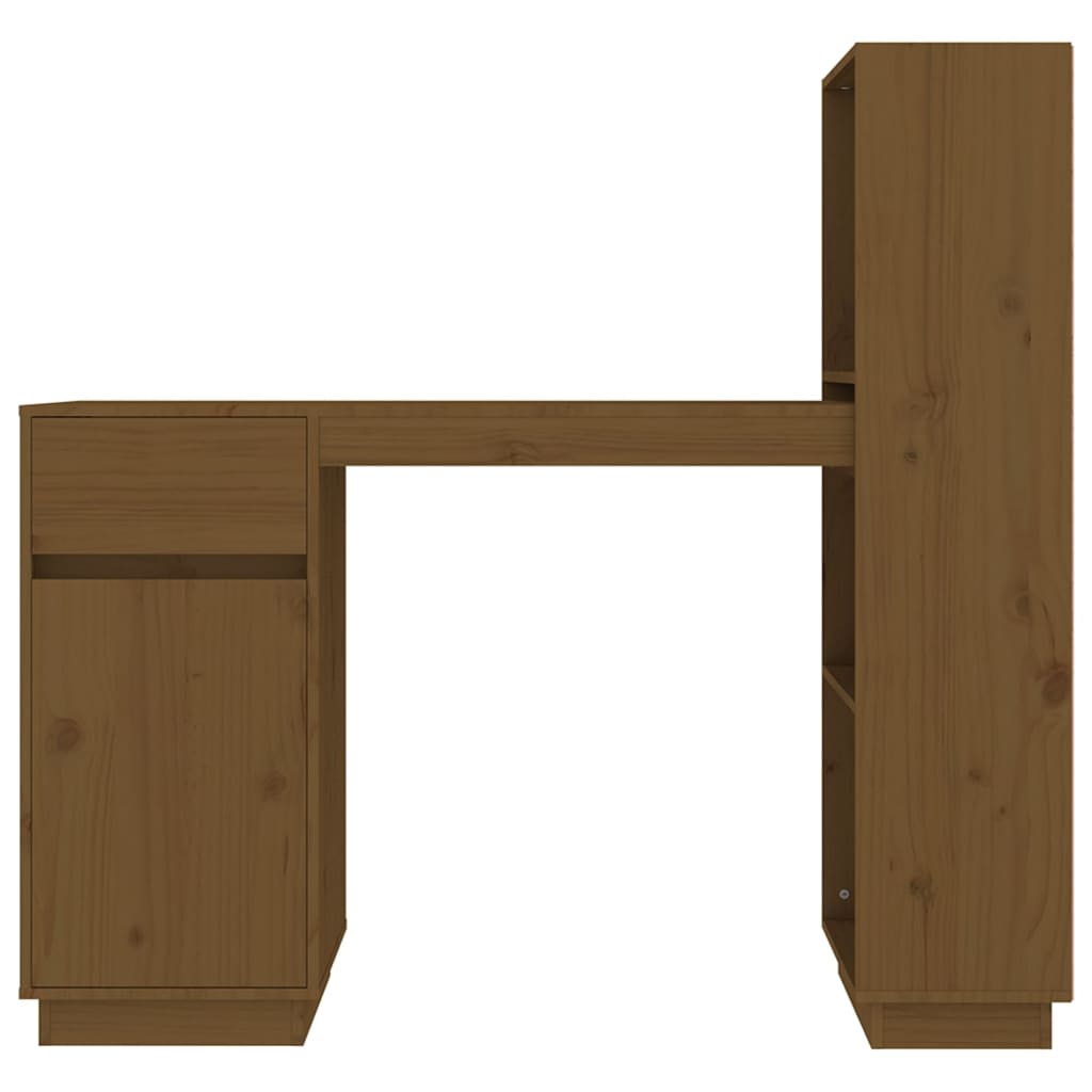 Scrivania ambra 110x53x117 cm in Legno Massello di Pino - homemem39