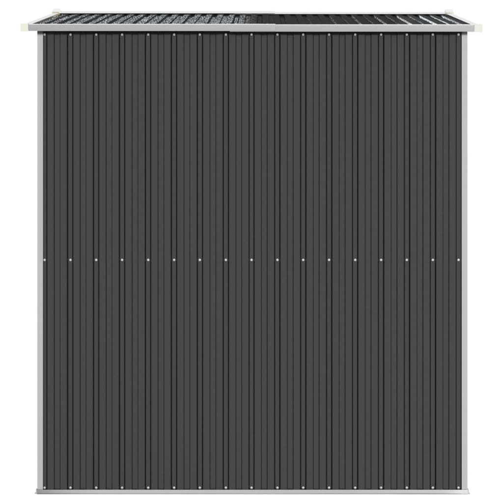 Capanno da Giardino Antracite 192x191x223 cm in Acciaio Zincato - homemem39