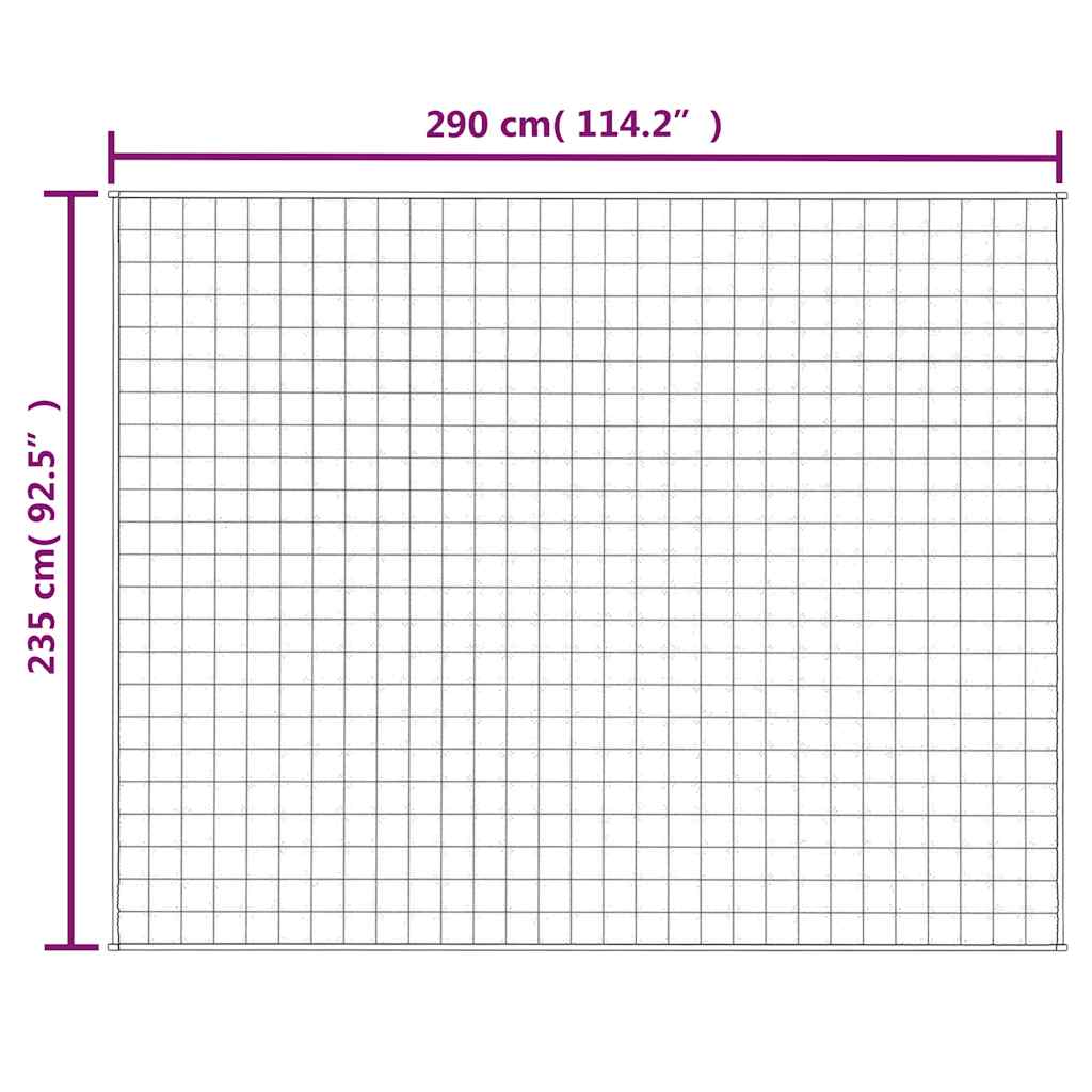 Coperta Ponderata Blu 235x290 cm 11 kg Tessuto | homemem39