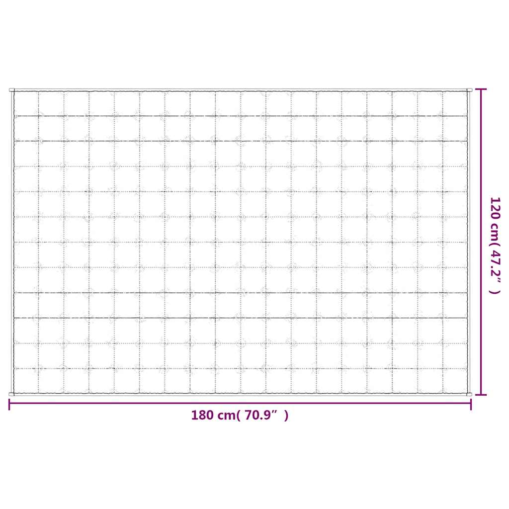 Coperta Ponderata Crema Chiaro 120x180 cm 5 kg Tessuto | homemem39