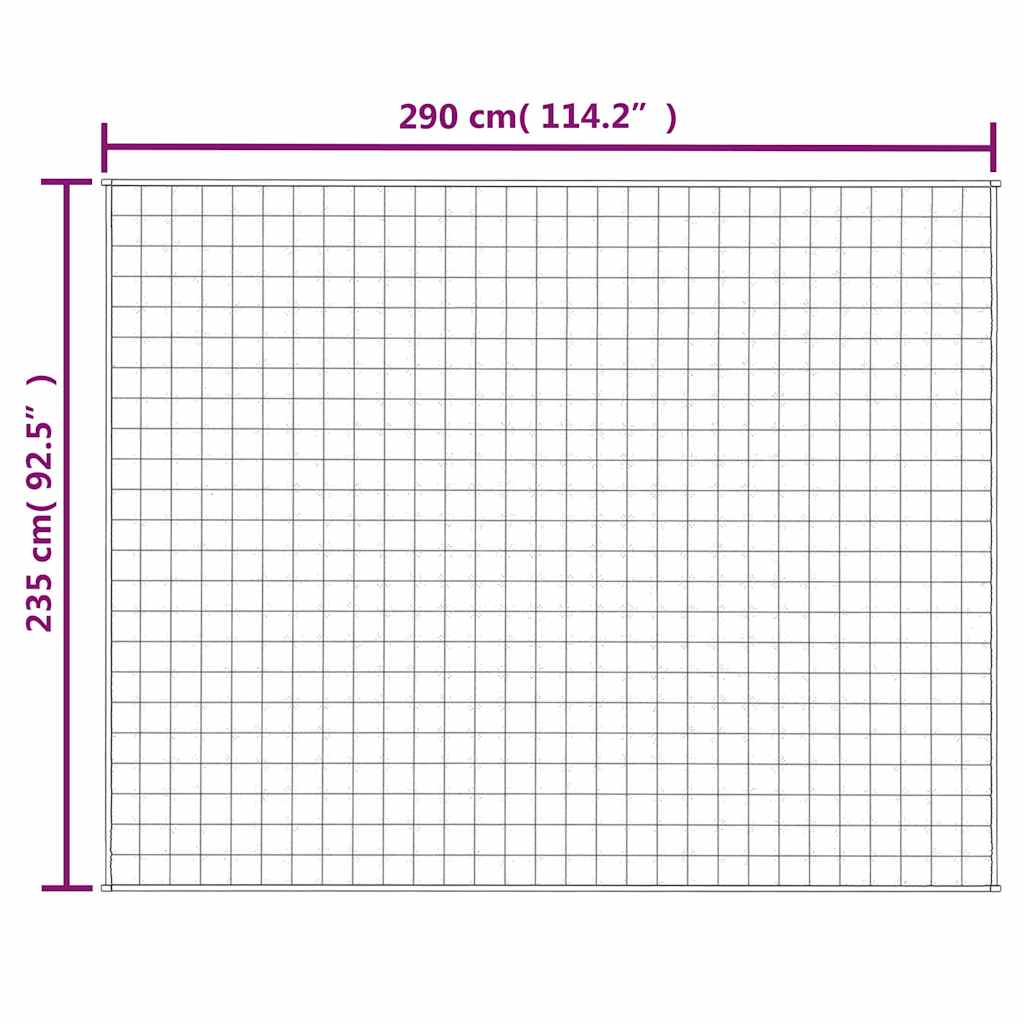 Coperta Ponderata Blu 235x290 cm 15 kg Tessuto | homemem39