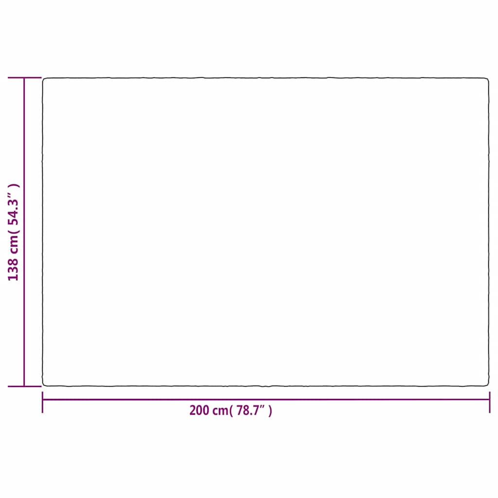 Coperta Ponderata con Copertura Grigia 138x200 cm 10 kg Tessuto