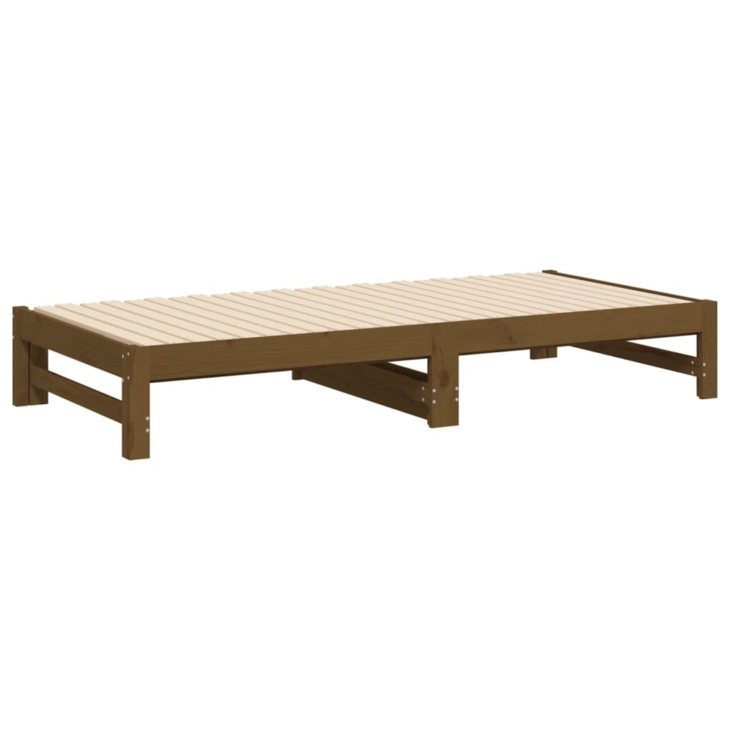 Dormeuse Estraibile Ambra 2x(90x190) cm Legno Massello di Pino - homemem39