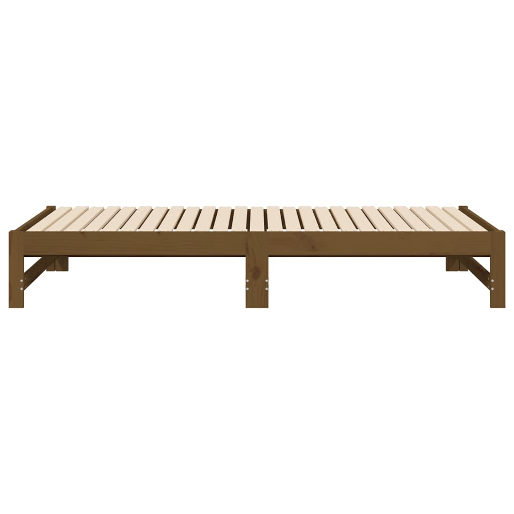 Dormeuse Estraibile Ambra 2x(90x190) cm Legno Massello di Pino - homemem39