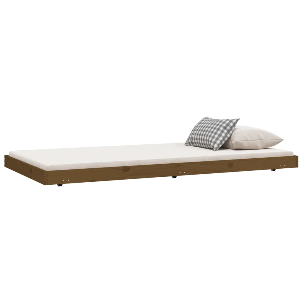 Giroletto Marrone Ambra 100x200 cm in Legno Massello di Pino - homemem39