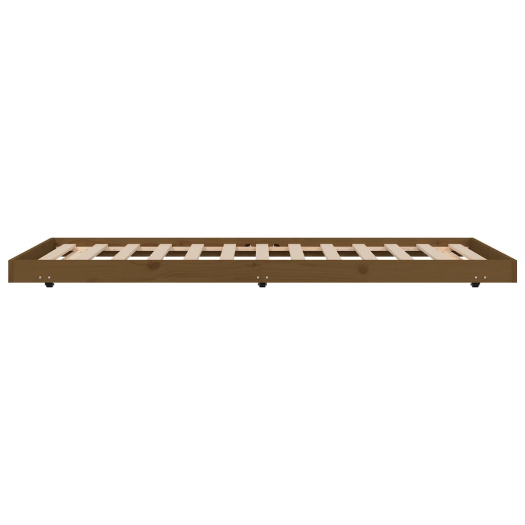 Giroletto Marrone Ambra 100x200 cm in Legno Massello di Pino - homemem39