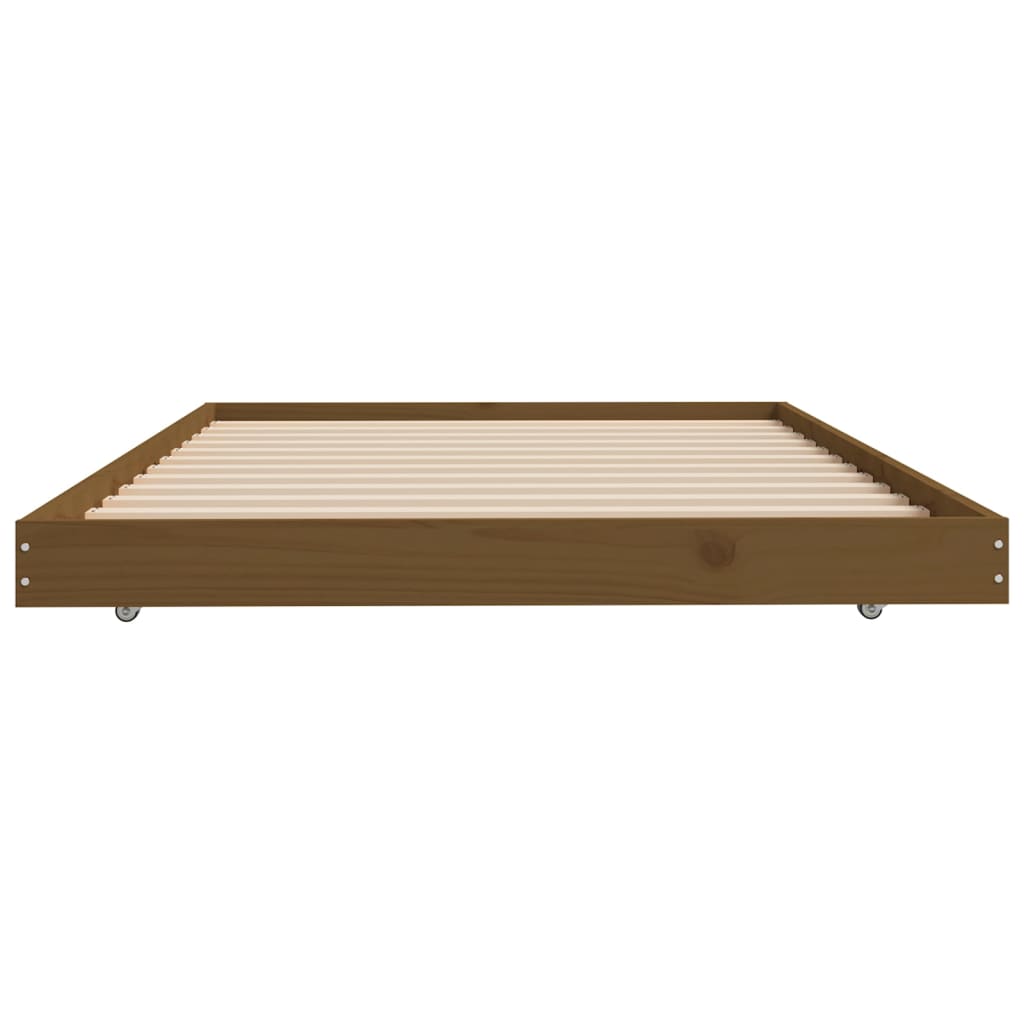 Giroletto Marrone Ambra 100x200 cm in Legno Massello di Pino - homemem39