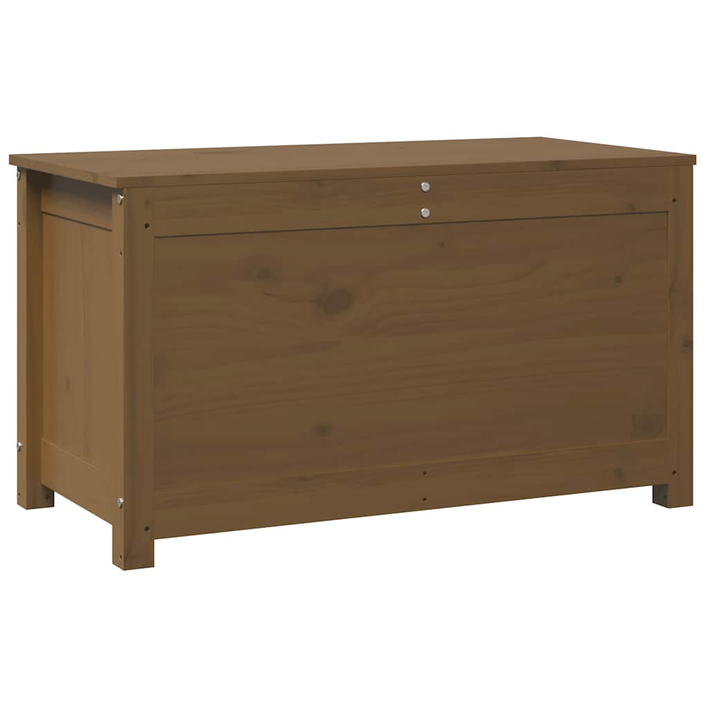 Contenitore Portaoggetti Ambra 80x40x45,5cm Legno Massello Pino - homemem39